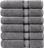 LANE LINEN Luxury Bath Towels Set of 6 by LaneLinen