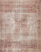 Loloi Layla Collection LAY-11 Cinnamon/Sage 9'-0" x 12'-0" .13" Thick Area Rug - Image 4